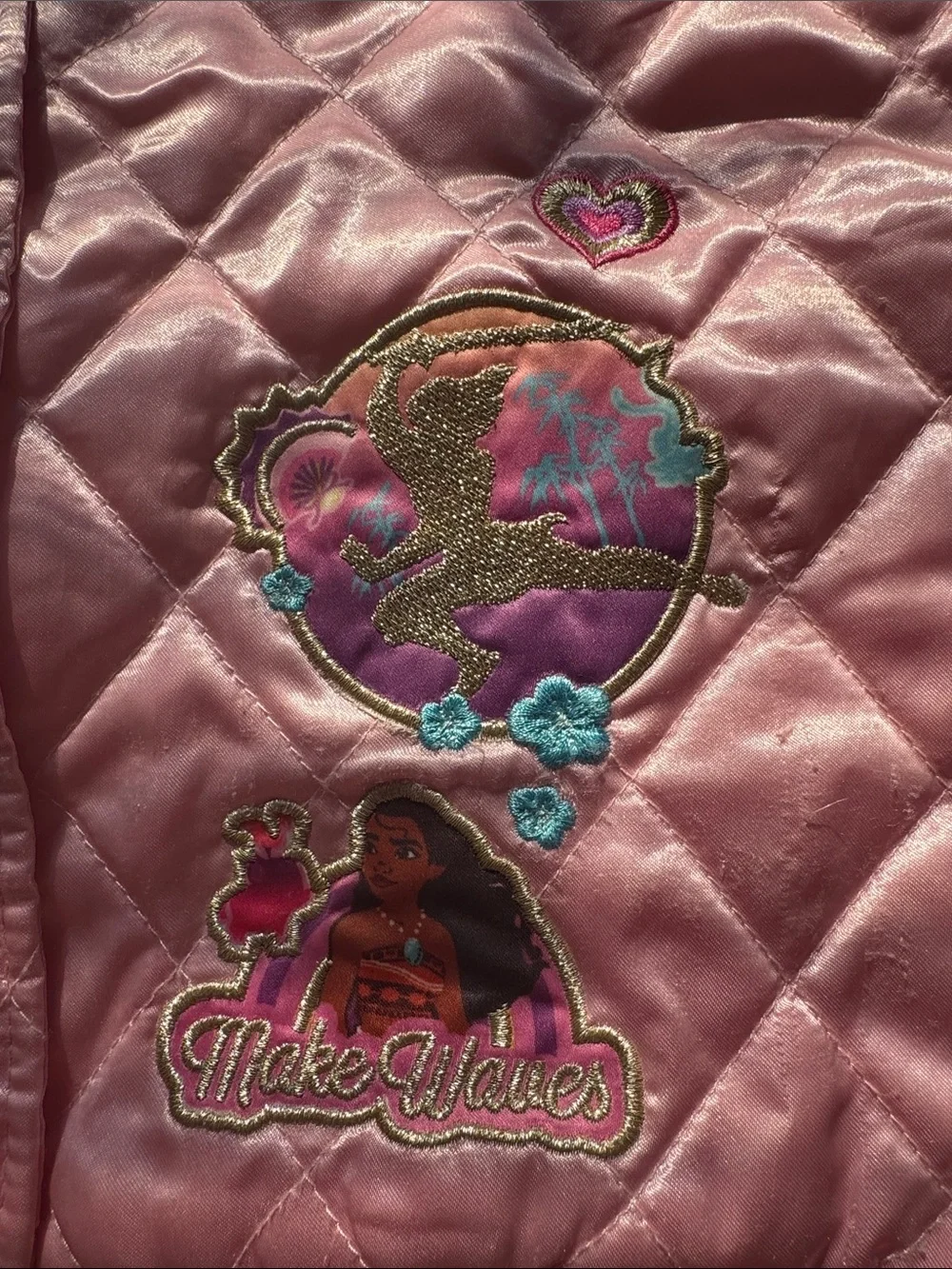Disney branded quilted